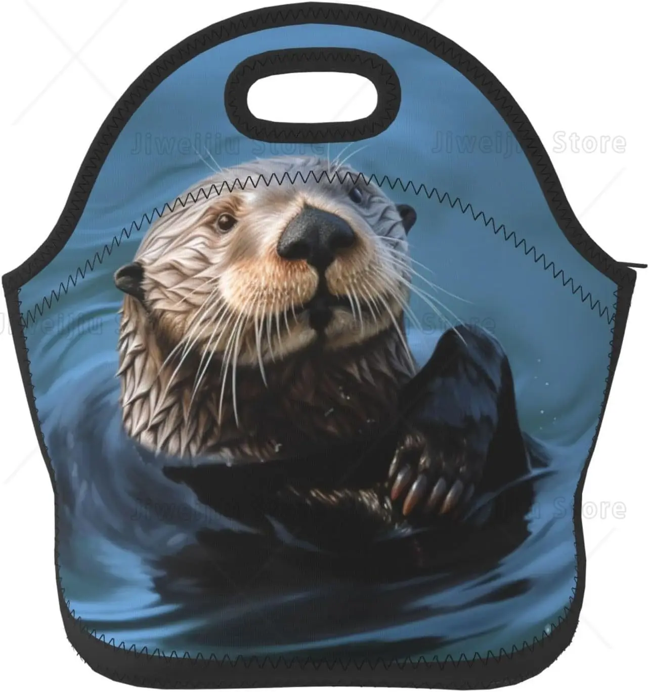 

Sea Otter Lunch Bag for Women Insulated Tote Bags Reusable Box for Men Leakproof Cooler Container Lightweight