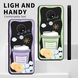 For Nokia 7.2 6.3 6.2 5.4 5.3 5.4 Case Cartoon Cute Flower Shockproof Silicone Soft Phone Case For Nokia 3.4 2.4 1.4 Back Cover