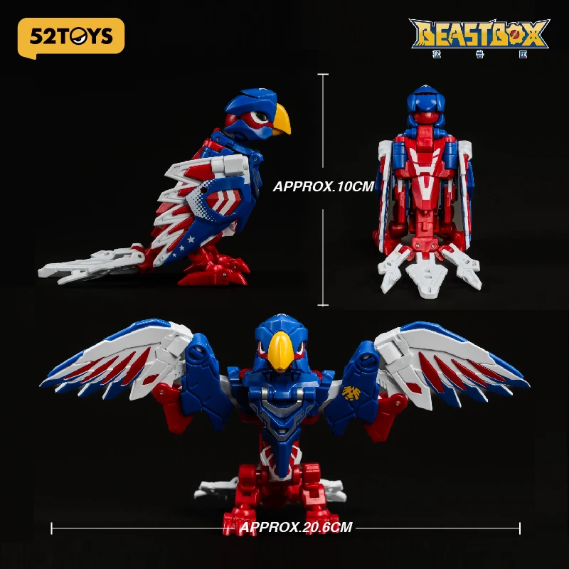 52TOYS Beastbox BB-09US ULTRASHIELD Brinquedos de deformação Figura de ação, brinquedos de conversão colecionáveis