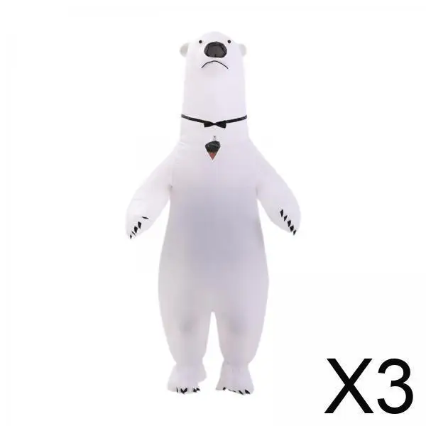 

Воздушный костюм медведя, надувное животное, косплей, забавный реквизит для вечеринки для Хэллоуина, маскарада и карнавала