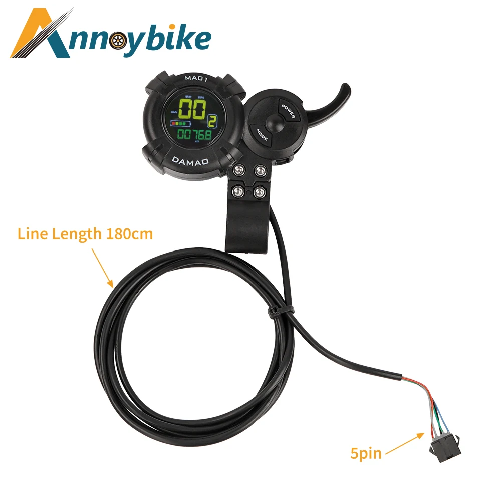 Dual Drive Controller With Colorful LCD Display Accelerator 48V60V72V50A for Electric Scooter Dual Motor 1500W 3000W 3500W