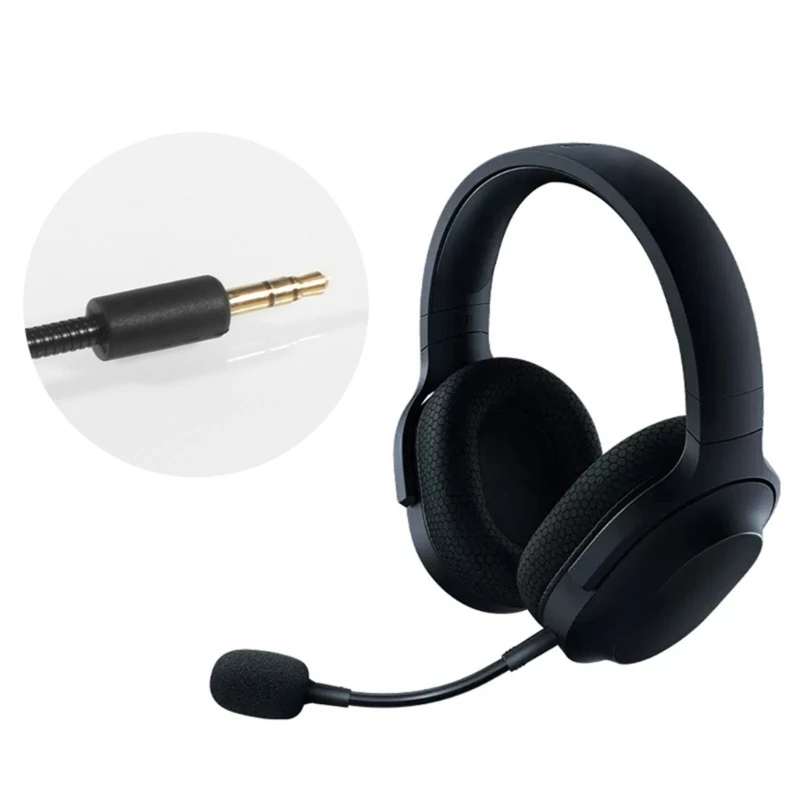 Replacement Aux 3.5mm TRS Mic Detachable Microphone Booms For Razer Barracuda X Wireless Gaming Headsets Headphones Earphones