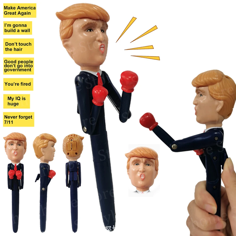 Trump Boxing Pen with 7 Real Voice Talking Trump Pen Donald Trump Gifts Novelty Gifts for Adults Funny Christmas Gifts