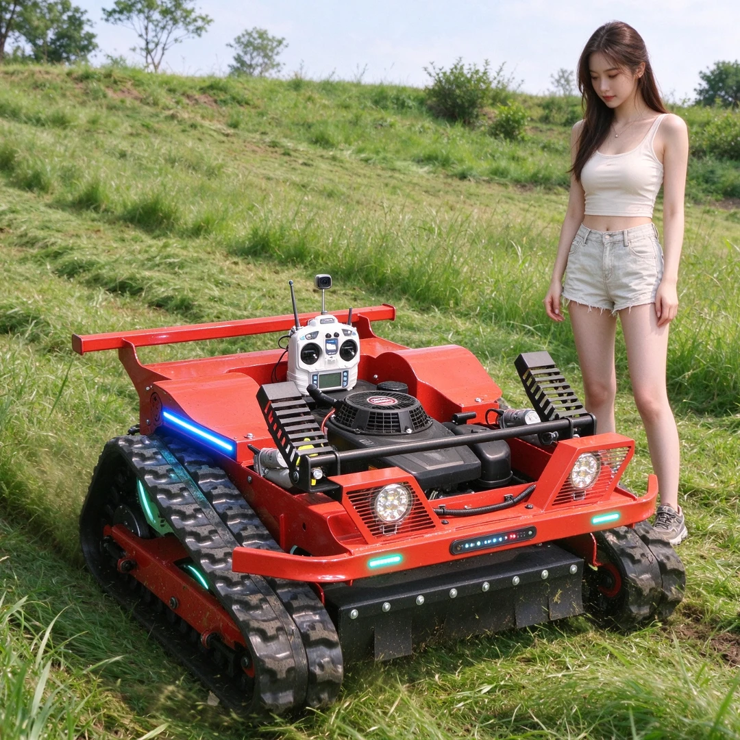 Customized lawn mower CE EPA certified for weeding in wastelands and parks, with multiple models available for mowing