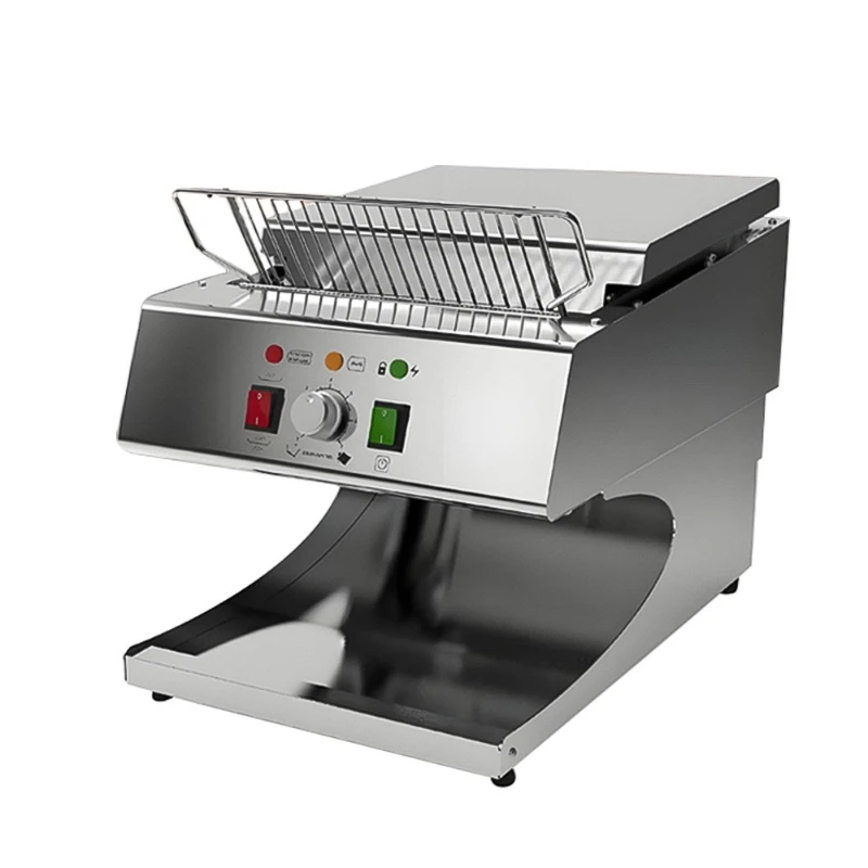Chain Toaster, Adjustable Temperature and Speed Toaster, Commercial Stainless Steel Heated Sandwich Maker