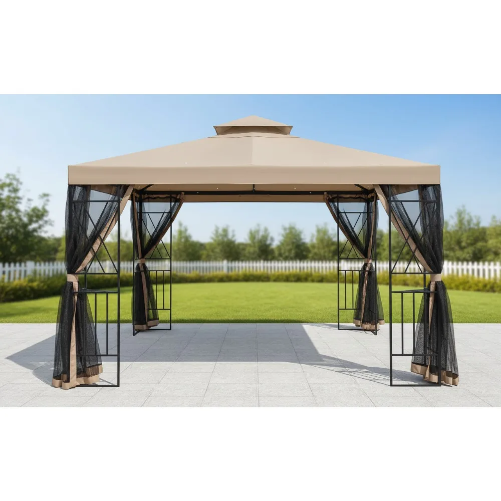 

Universal Replacement Gazebo Canopy Top Cover 350 - UPF50+ Water Resistant Fire Retardant for Outdoor Patio Garden