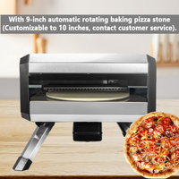 Gas Pizza Oven Outdoor Portable Stainless Steel Pizza Maker Fast Heating For Restaurant Home Garden Party -Free Shipping