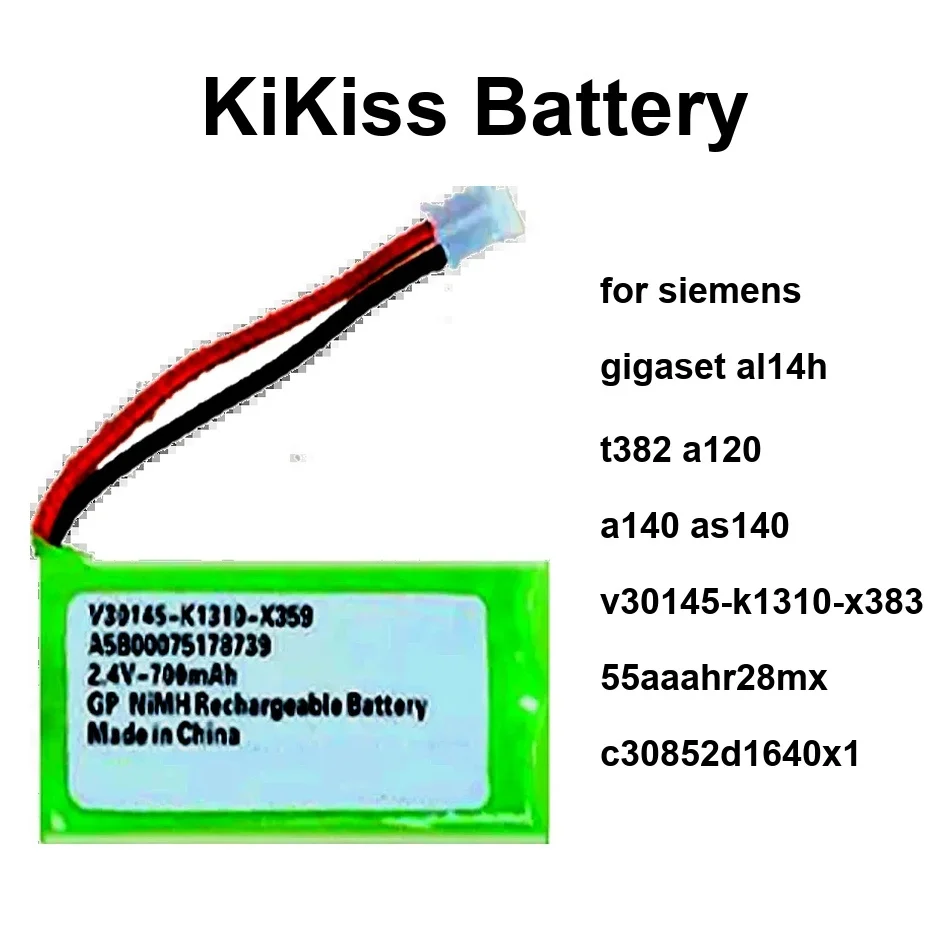 

Аккумулятор для Siemens Gigaset Al14h T382 A120 A140 AS140 V30145-K1310-X383 55Aaahr28mx C30852d1640x1 C28 C42