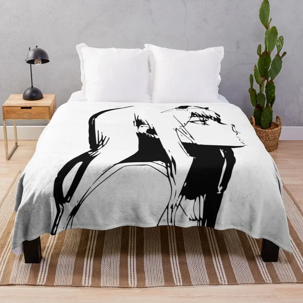 Darling in the Franxx - Zero Two Throw Blanket Stuffeds Luxury Designer Decorative Sofa Blankets