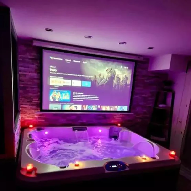 

Hotel/Salon Custom Size 3D Mirror Luminous Bathroom Smart Mirror TV Light Outdoor TV Waterproof WT-16