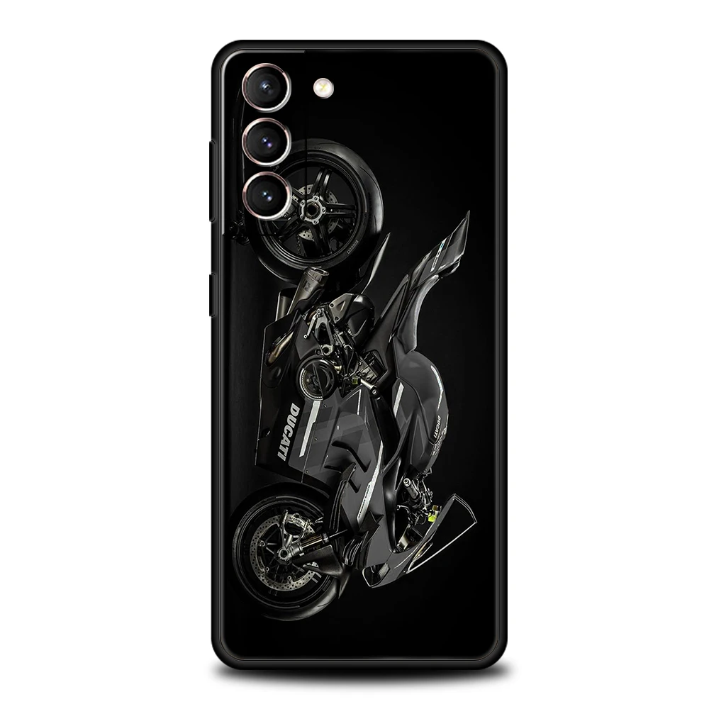 Sport D-Ducaties Cool Motorrad Phone Case for Samsung Galaxy S24 S23 S22 S20 S21 FE Ultra S10 S10E S9 S8 Plus 5G Soft TPU Shell