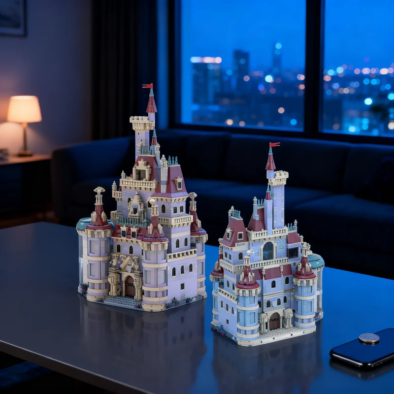 

3858pcs MOC Ultimate Beauty And The Beast Castle Disneieny Model Building Blocks Construction Toys Christmas Gifts Brick Kids