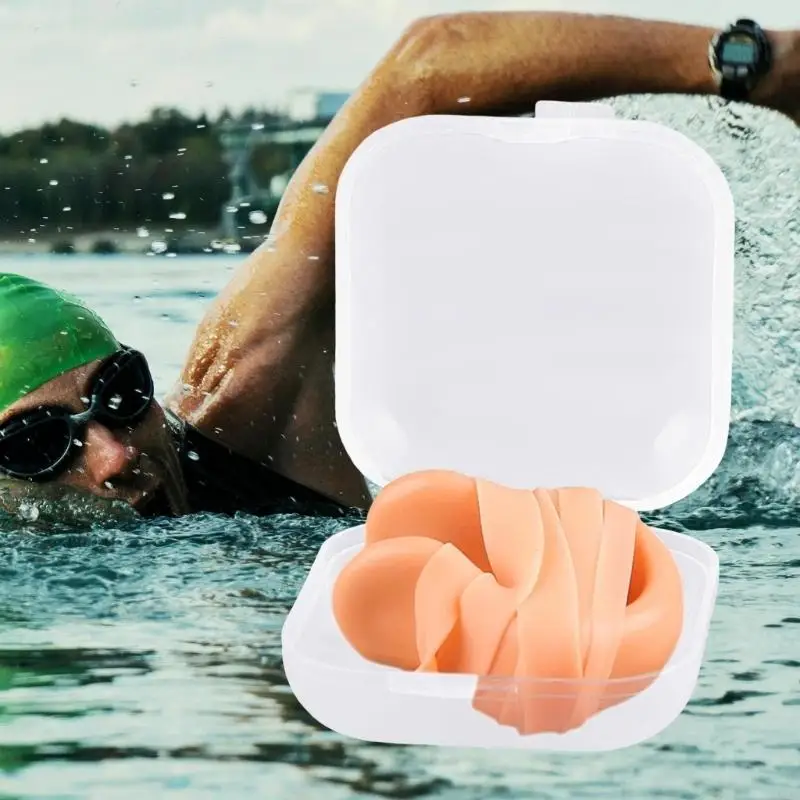 Nose Clips with Rope Swimming Nose Plugs Nose Guard Nose Protector Nose Piece Swimming Accessories 