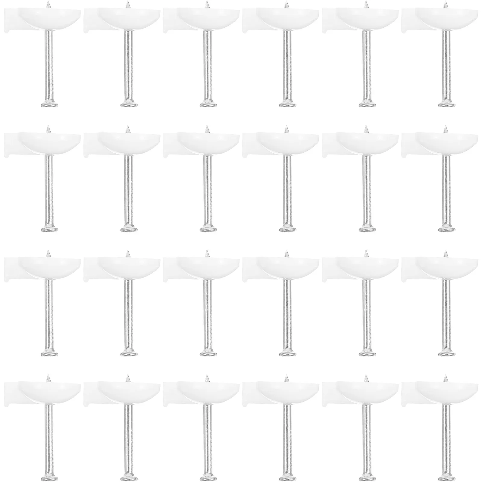 45Pcs Wall Nail Fixing Tool Steel Nails Large Head Decorative Wall Pins for Curtains Wallpaper Cable Staples Electrical Wire
