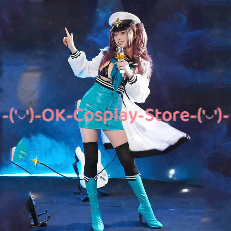 

Akoya Matama Cosplay Costume Anime Gushing over Magical Girls Cosplay Dress Sexy Party Suit Halloween Uniforms Custom Made