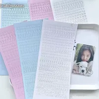 MINKYS New Arrival 3pcs 6pcs Kawaii Bear Ribbon Laser Bling Stickers DIY Scrapbook Stickers Confetti Decoration DIY Photo Frame 5