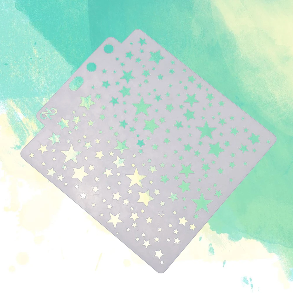 

Cake Stencils for Buttercream Drawing Template Star Shape Painting Templates Tile Pattern