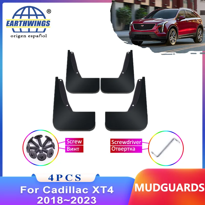 Mudflap For Cadillac XT4 2018 2019 2020 2021 2022 2023 Front Rear Fender Car Styling Accessorie Upgrade Version Four Piece Set