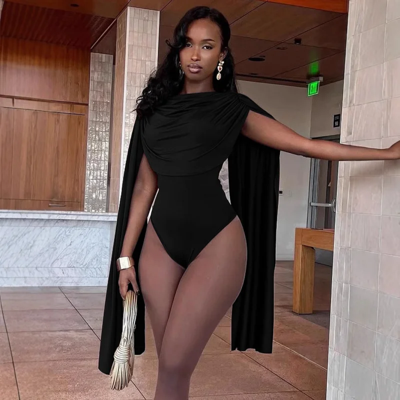 

Women'S Spring New Solid Color Pocket Collar Symmetrical Ribbon Design Tight Fitting High Waisted Jumpsuit
