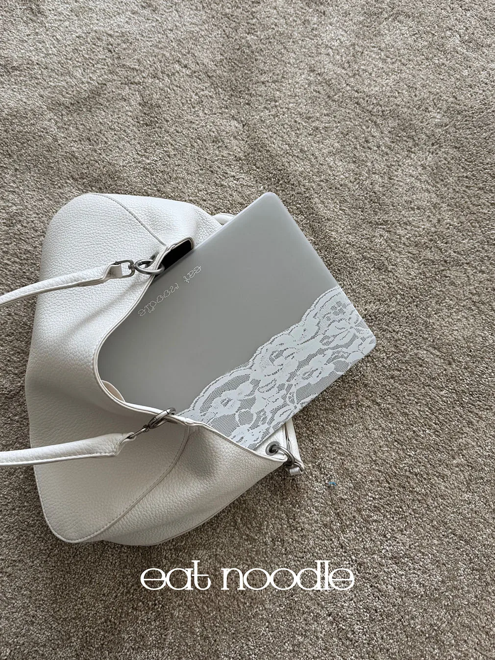 Green White Lace ins Laptop Case for Macbook Air 13.6 M4 15 M3 Hard Cover for Mac Book Neo 2026 Pro 13 M1 M2 14 16 Sleeve Cover