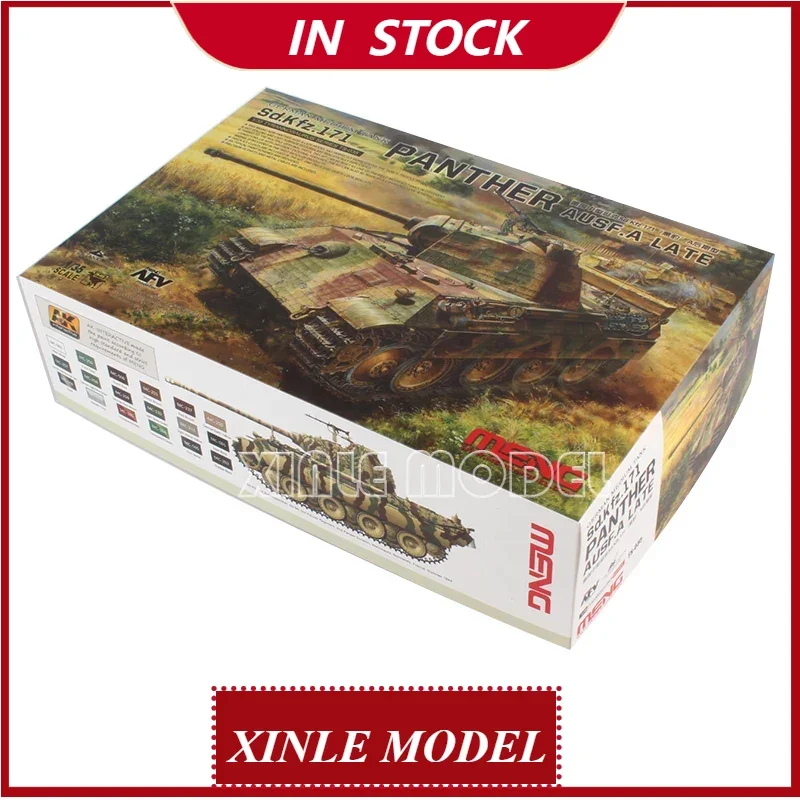 

Комплект модели танка MENG TS-035 Leopard SD. Кфц.171 Пантера Ауф. Позднее производство 1/35 Военная модель Коллекция игрушек Подарок DIY