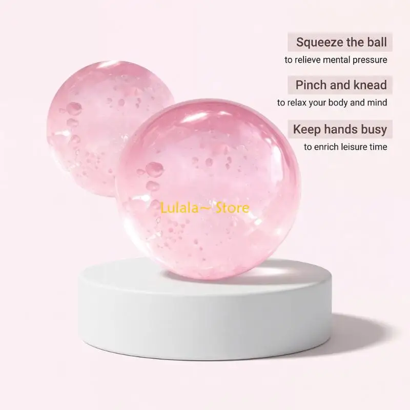 Y4QA Soft Slow Rising Stress Relief Squeeze Ball Sensory Toy For Adults Kids Students Strength Exercise Offices Or Home Use