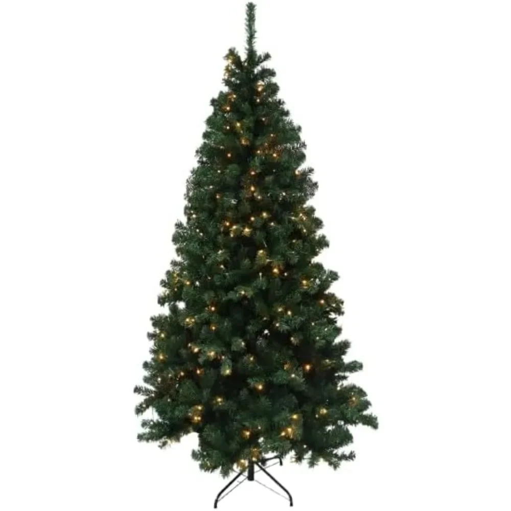 Christmas Tree, Twinkling Warm White Lights, Easy Assembly with Remote Control, Premium Storage Bag Included, Christmas Trees