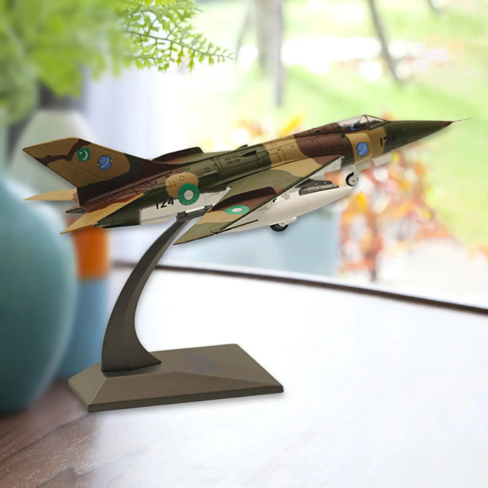 1:72 نموذج طائرة مقاتلة مصنوعة من خليط معدني مع قاعدة عرض لعبة طائرة مقلدة لخزانة التلفزيون ورف ديكور سطح المكتب المنزلي #4