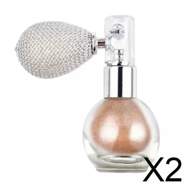 

Shimmer Highlight Spray Loose Glitter Powder Makeup Glow High Gloss Cosmetic for Women Beauty