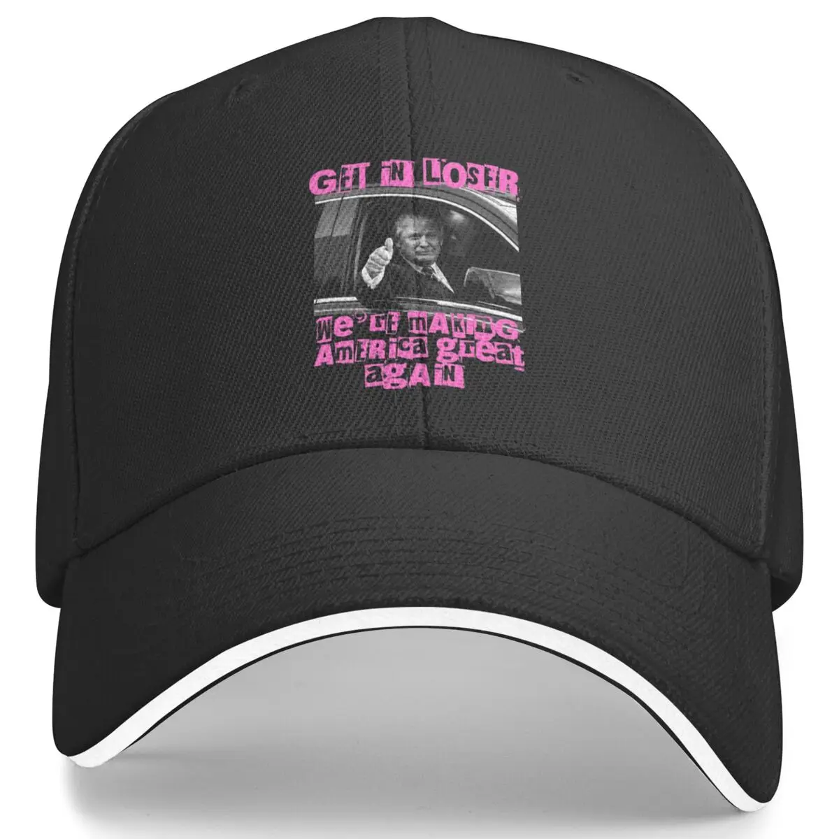 

Get In Loser Were Making America Great Again Baseball Cap Design Print Trucker Hat Summer Women Men Outdoor Sport Baseball Caps