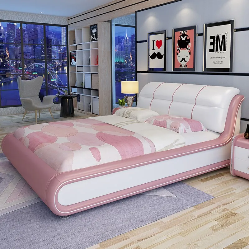 

Modern Pretty Double Bed Pretty Unique Queen Size Bed Loft Superking Cama Matrimonial Queen Bed Set Furniture