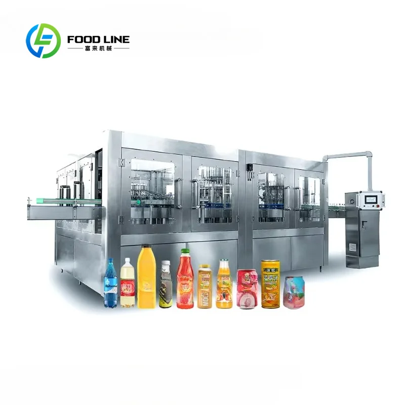 Energy Drinks Complete Fruit Juices Making Beverage Bottling Filling Machine Production Line Plant Price