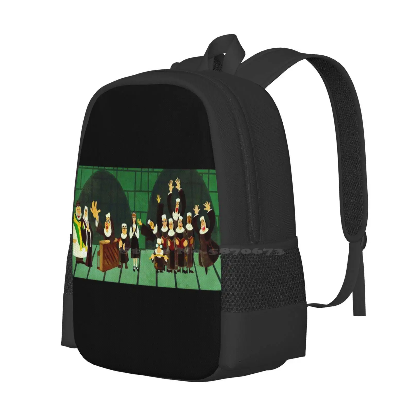 Sister Act-Nun Mug Hot Sale Backpack Fashion Bags Nuns Monsignor Mother Superior Dance Singing Abbey Piano Crazy Fun Nerd Cool