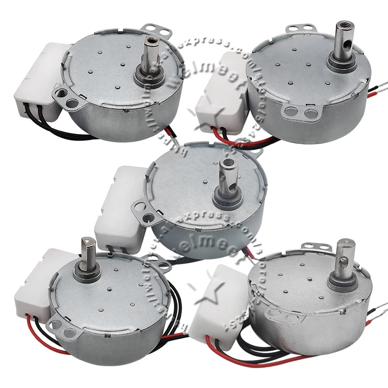 DC6-24V JS-50B-S Brushless Motor TYC-50 TYC49 TYJ50 50TYZ Plastic Gear Synchronous AC Motor Display Handicraft Shaking Head 4W