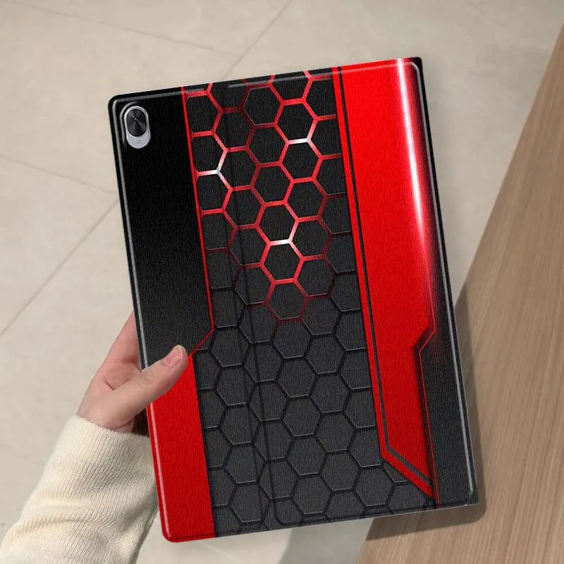 Hexagon Pattern Design Soft For Huawei MediaPad 11 M5 M6 ES Pro M5Lite Honor Pad V7 V8 X7 X8 X9 GT Pro Tab Tablet Case