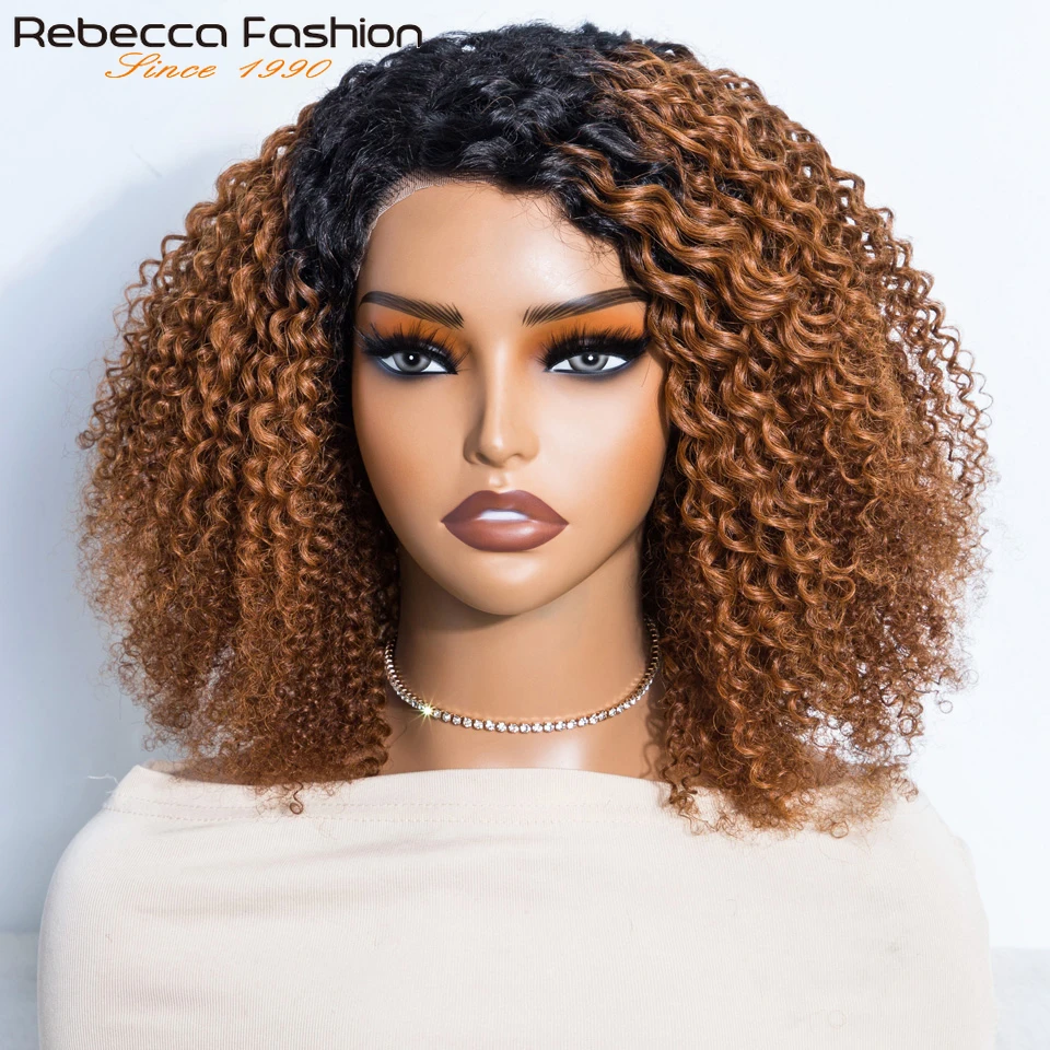 Leimlose Perücke, Jerry Curly Bob-Perücke, verworrene lockige Perücken, vorgebleichte Seitenteil-Spitzenperücke, Pixie-Schnitt, kurze, matfe Cyan-Echthaar-Perücken