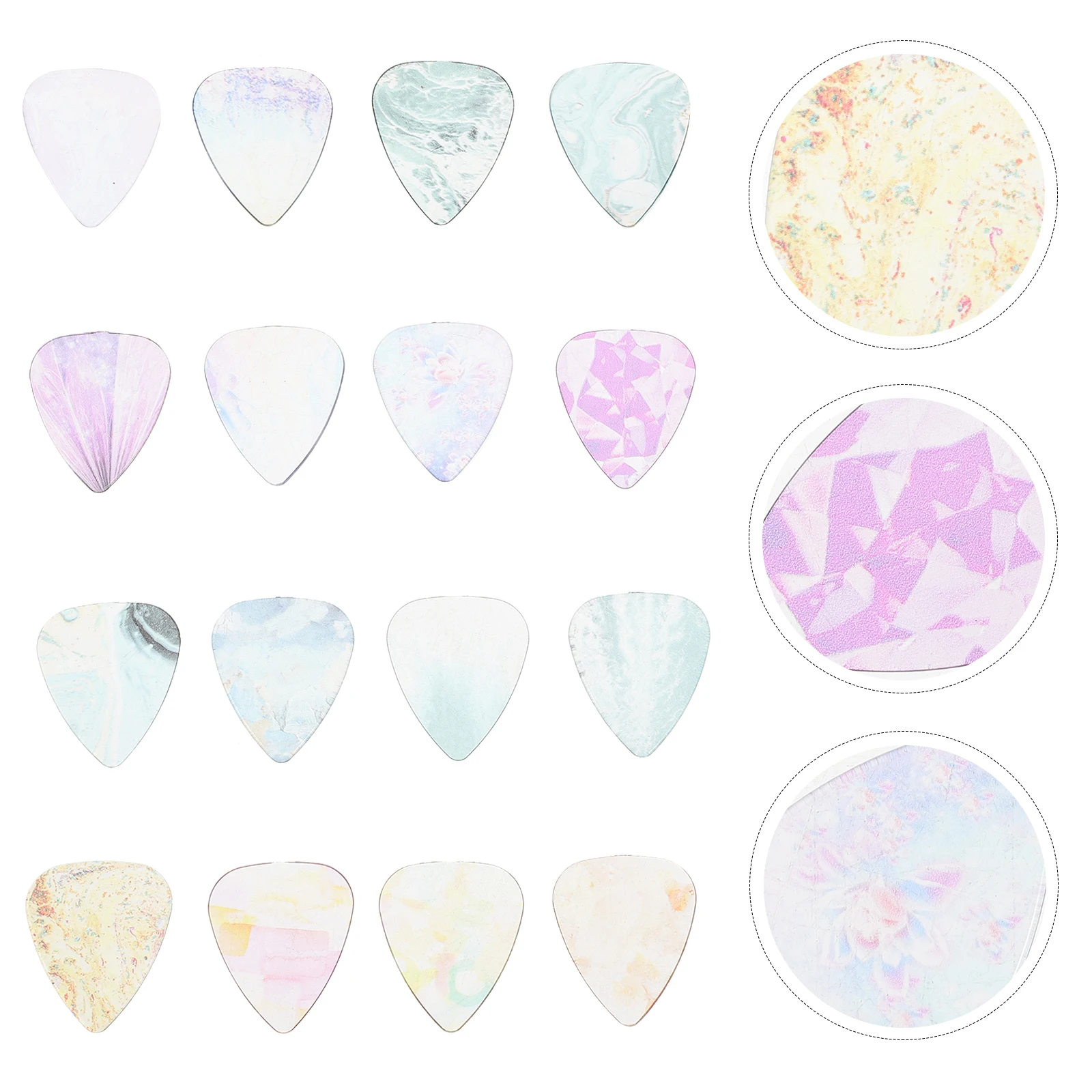 

16 Pcs Guitar Pick Ukulele Picks Accessories Triangular Guitars Musical Instrument Set