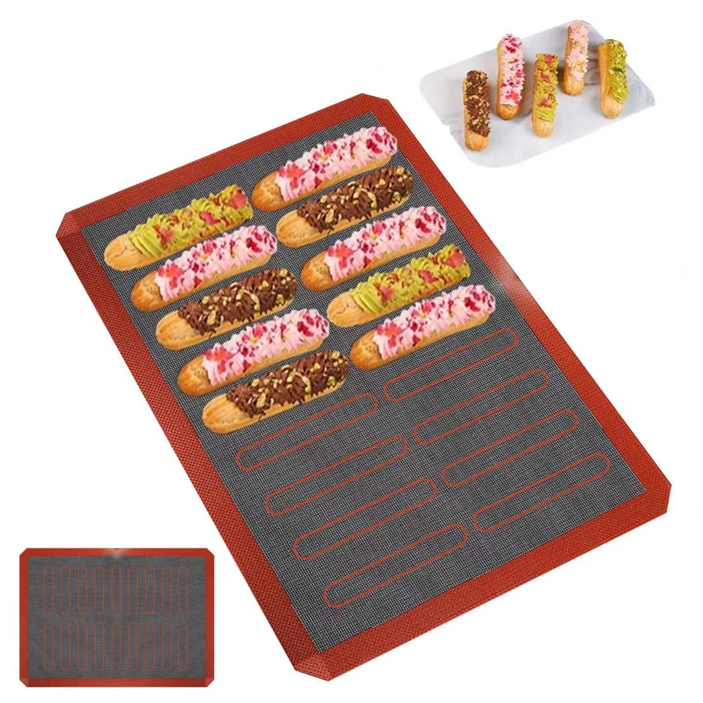 Silicone Printing Baking Mat Non Stick Pastry Oven Cake Baking Perforated Sheet Liner Pastry Mat 30x40cm