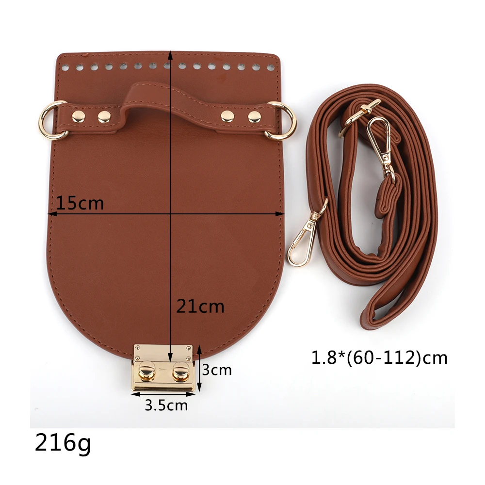 DIY Handmade Bag Set Accessories Parts Bags Bottom HandBag Shloulder Straps For Knitting Bags Handbag Crossbody Bags For Women