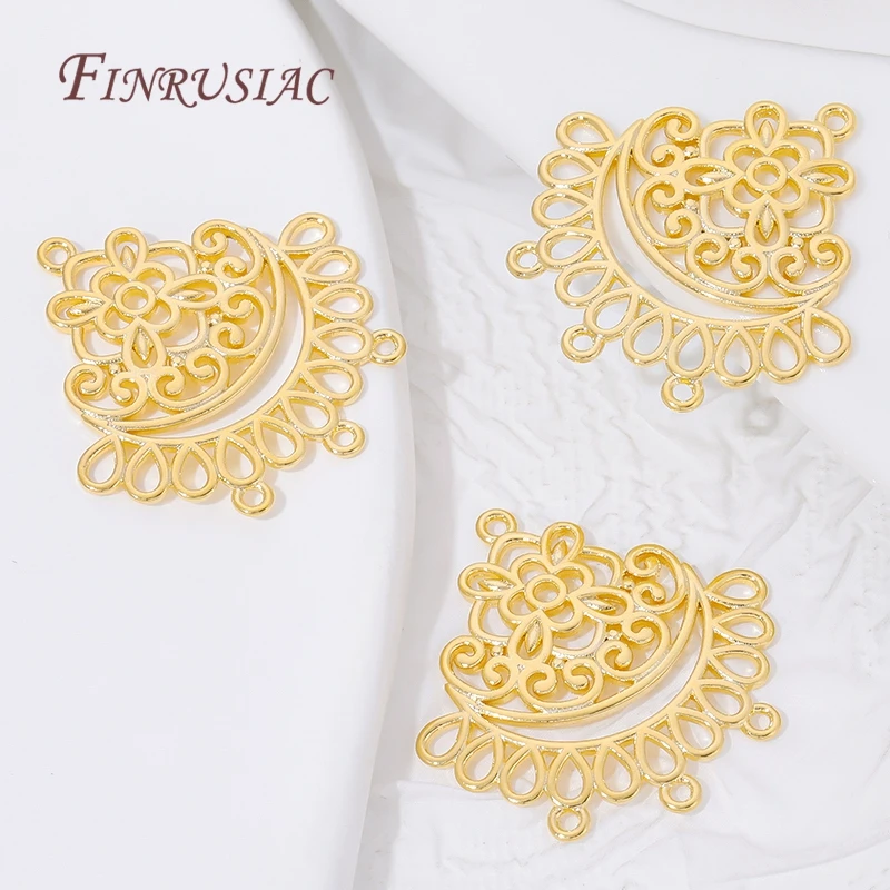 18K Gold Plated Brass Connnector For Jewelry Making,DIY Necklaces&Bracelets Earrings Accessories,Multi Strand Jewelry Findings image 6
