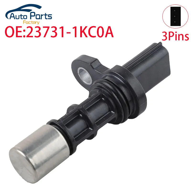 Nuevo Sensor de posición de cigüeñal para Nissan Sentra 2013-2019 para Nissan Juke 2011-2017 23731-1KC0A 237311 KC0A