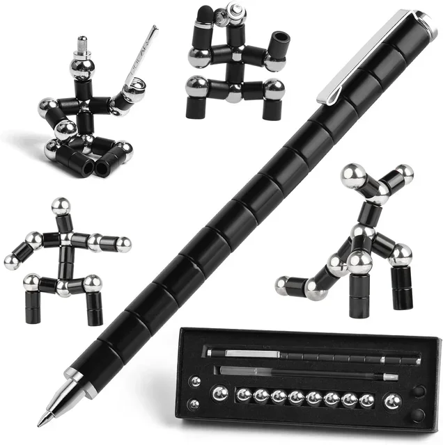 Multi-Function Novelty Pen to Alleviate Restlessness, Fantastic Anxiety-Relief Magnetic Pen - Perfect Gift for Friends