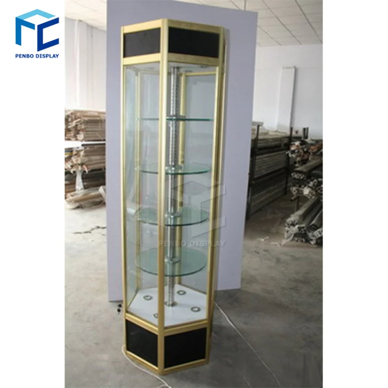 2025customized.Customized Watch Acrylic Rotation Display Cabinet Perfume Accessories Cosmetics/Rotating Display with le