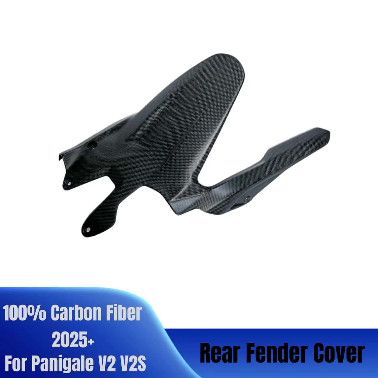 

For DUCATI Panigale V2 V2S 2025+ Motorcycle Carbon Fiber Accessories Rear Fender Rear Fender guard