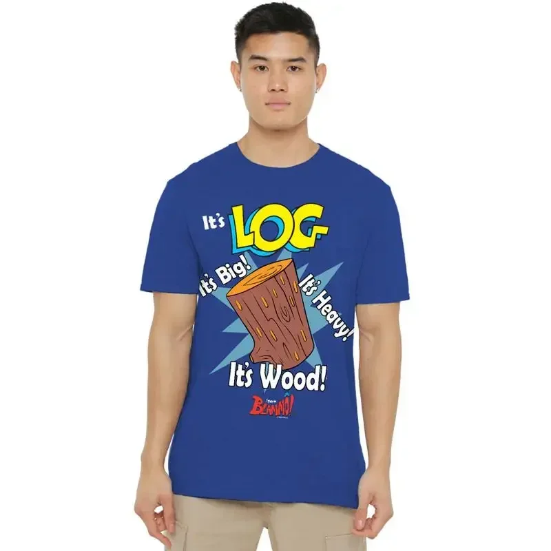 Ren And Stimpy It'S Log T Shirt S 2Xl Royal Blue