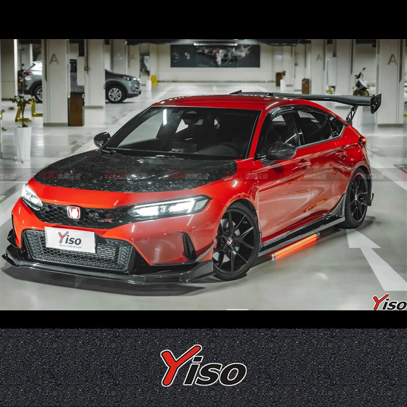 

Suitable for FL5 TYPER YISO Carbon fiber Modified encirclem front spatula Aerodynamic kit FL5 TYPER Carbon fiber SPOON front lip