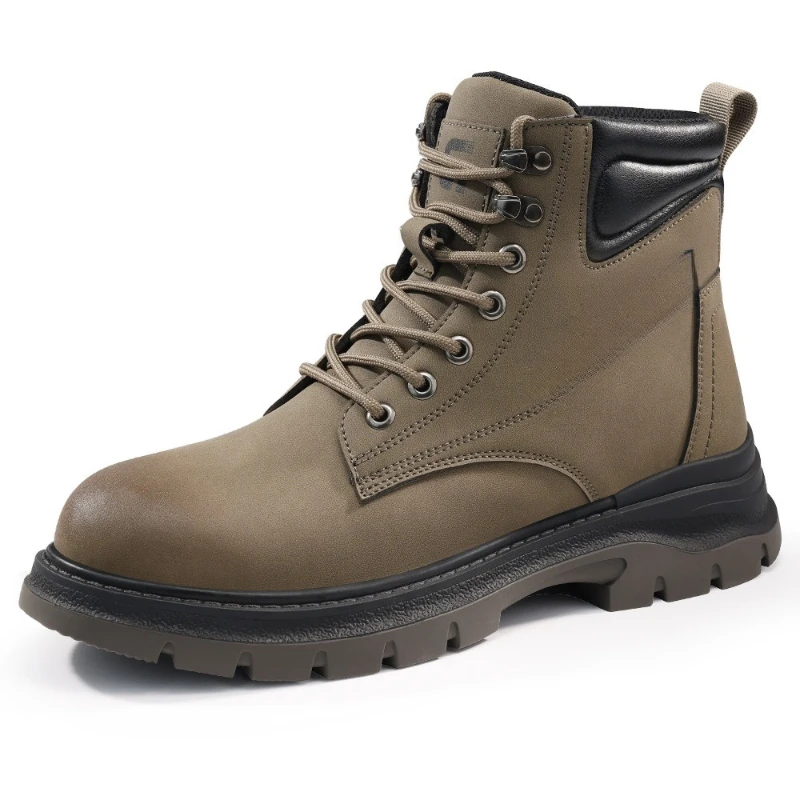 

Seasons High Top 2025 Labor Insurance Shoes Men's Anti-smashing, Anti-piercing, Non-slip, Waterproof Steel Head Cross-border