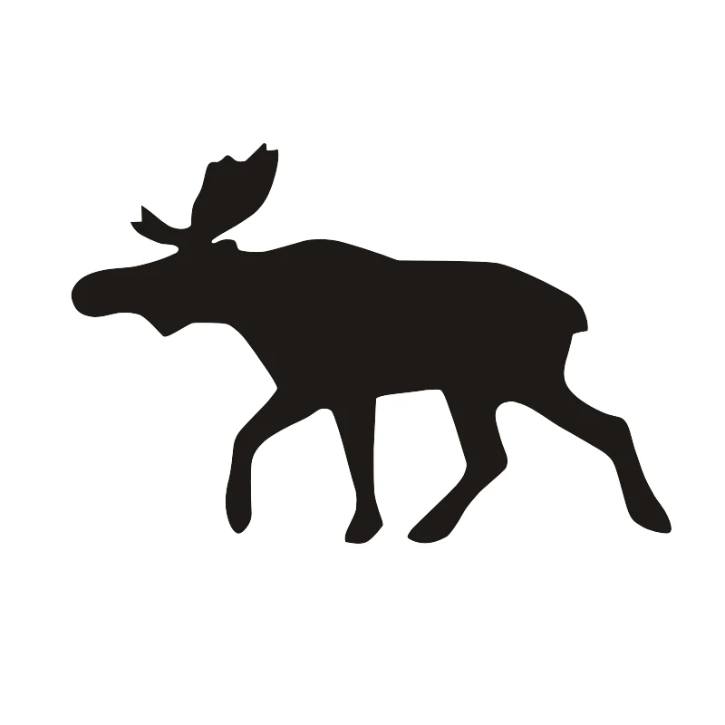 Decal Sticker Moose 10x15cm for Car Motorcycle Scooter Quad Motorhome Caravan Decor Wall Sticker Many Colours