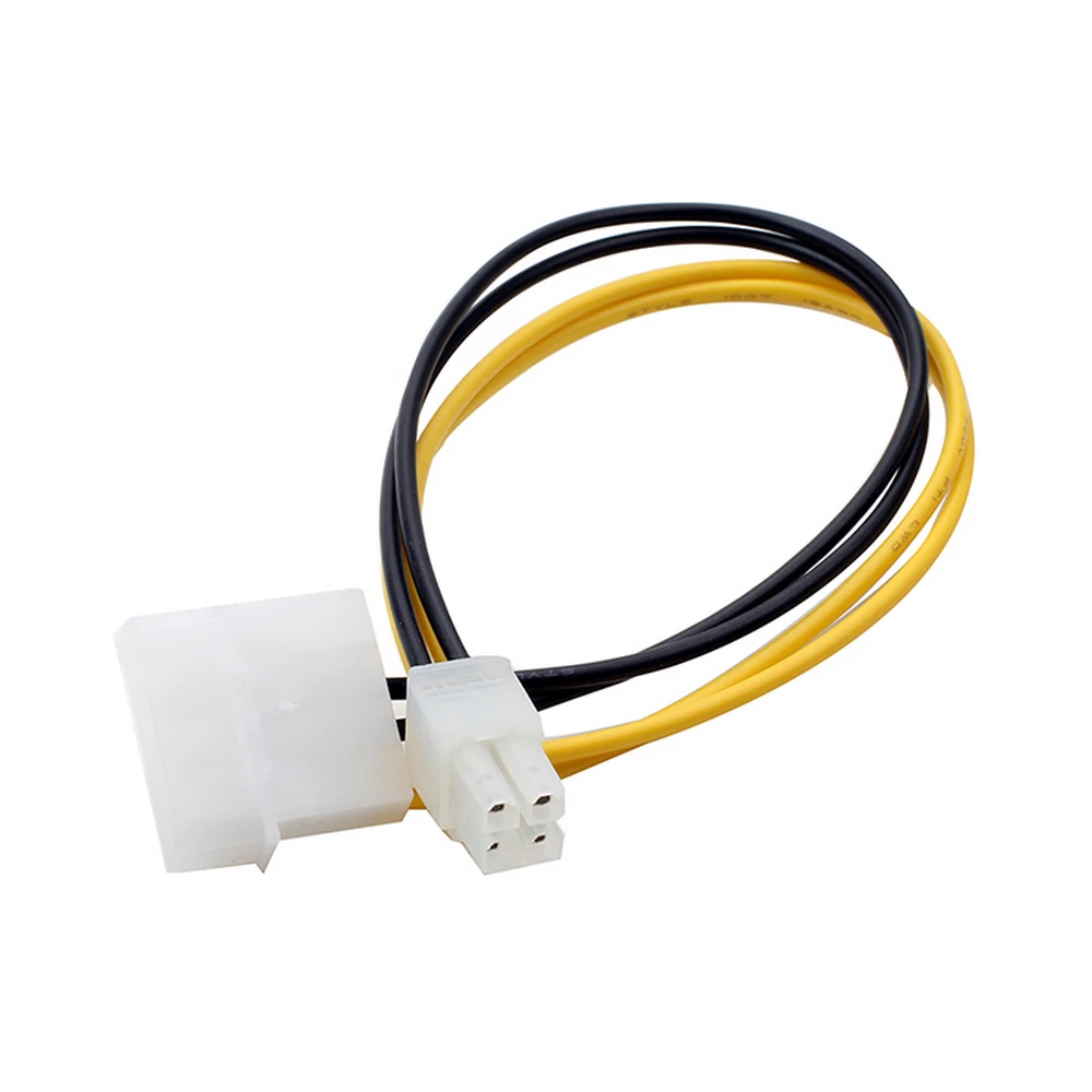 4Pin Cpu Voeding Naar Ide Poort Verlengsnoer Kabel Desktop 4 Pin Atx 12V P4 Macht Man molex Male Connector Kabel 20Cm