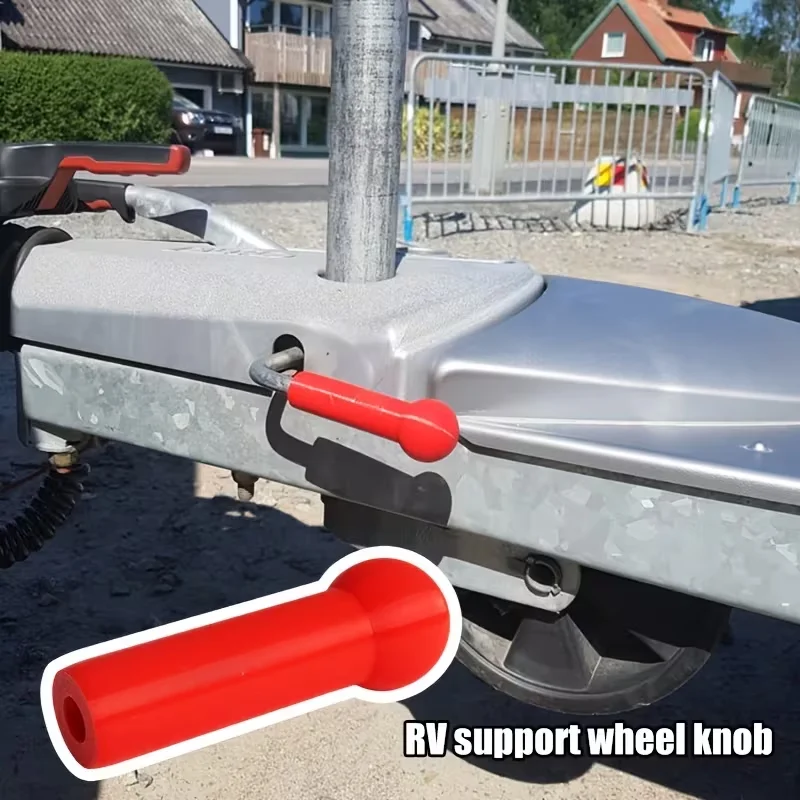 

For AL-KO Kober RV Support Wheel Knob Easy Install Caravan Jockey Wheel Handle Manoeuvring Handle For Trailer Campervan